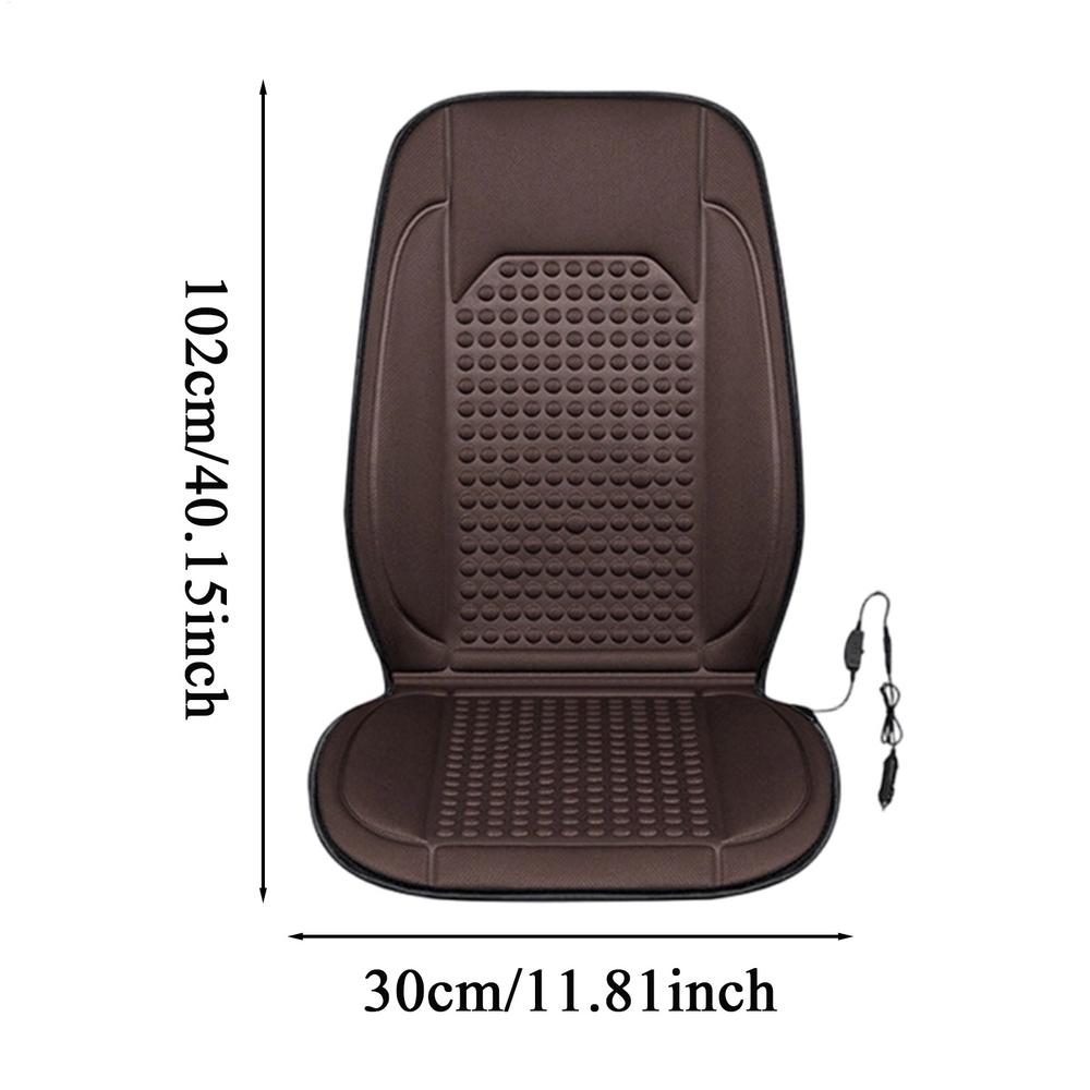 Heated Car Seat Cover Adjustable Mode Pad Fast Heating Seat Warmer For Car For Truck SUV RV Sedan Automotive Van Cold Weather Polyester&Autumn And Winter кофейный KITCHEN-MALL