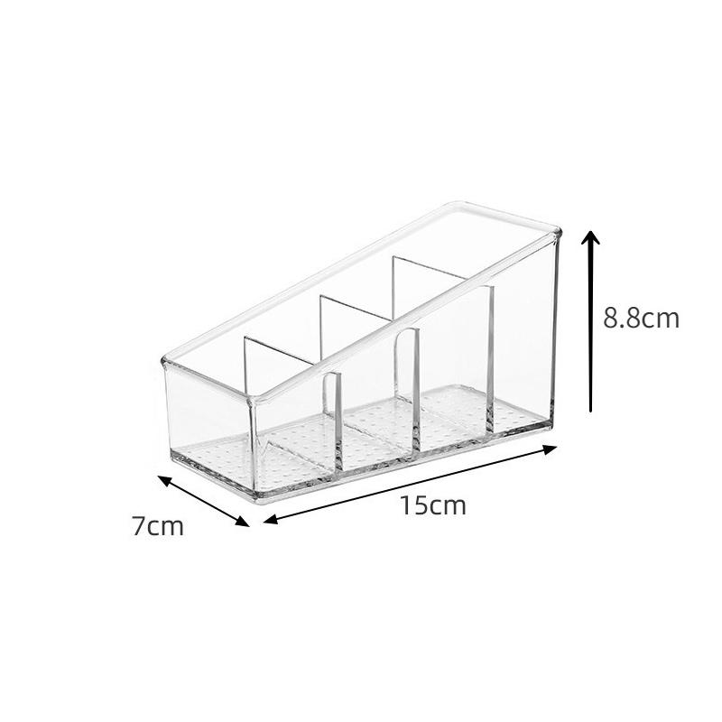 4/2Grids Настольный органайзер Дистанционное управление Держатель для телефона и телевизора Настольный ящик для хранения Косметика Держатель для кисточек Организации white Hayhgtt