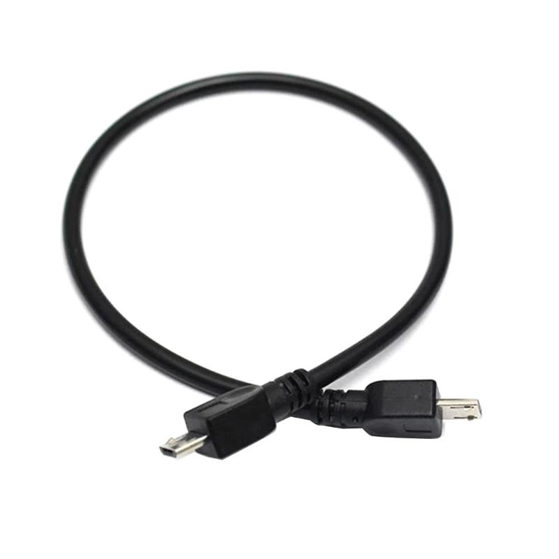 Кабель Micro USB Male to Micro USB Male OTG конвертер Кабель для передачи данных для телефонов, планшетов, клавиатур Micro USB, зарядных устройств для жестких дисков 1 чёрный Brioche