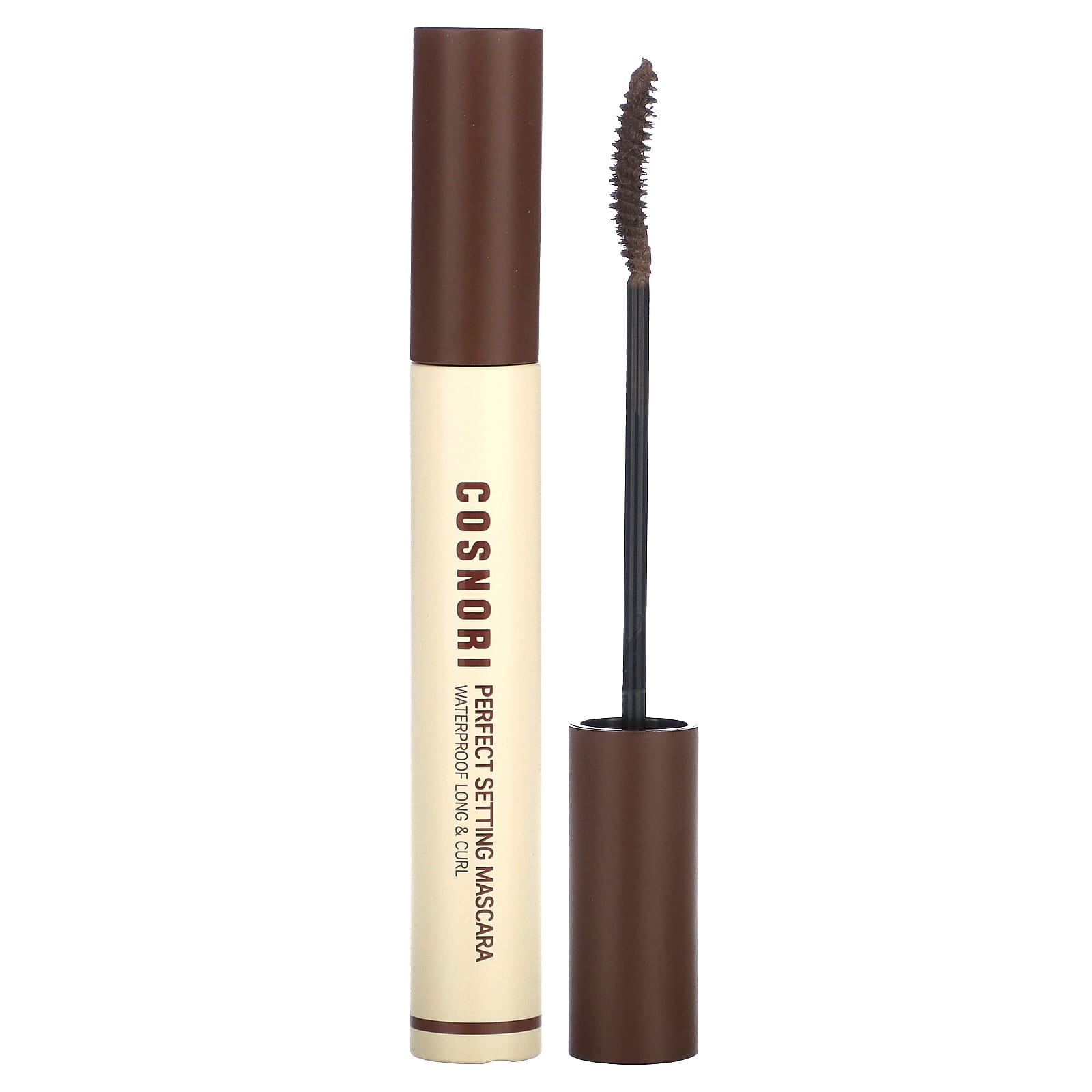 Perfect Setting Mascara, 02 Cozy Brown, 7Ml(0.24Fl Oz) beige Cosnori