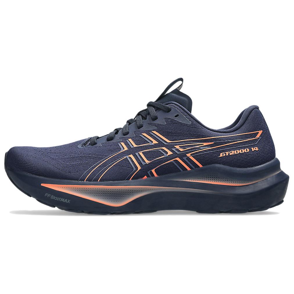 ASICS GT 2000 14 AHAR+/FF BLAST MAX Тренировочные Марафонские Спринтерские Кроссовки Мужские Полуночно-синие 1011C056-401 44 gray