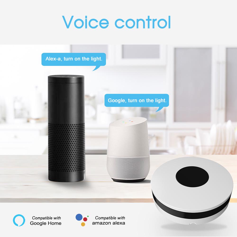 WiFi ИК-пульт ИК-хаб управления Wi-Fi(2.4Ghz) Включенный инфракрасный универсальный пульт дистанционного управления для использования с кондиционером и телевизором чёрный mfySpace