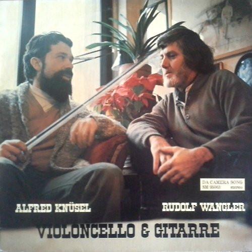 Виниловая пластинка ALFRED KNSEL RUDOLF WANGLER Виолончель Гитара SM95063 Da Camera Song 1980 Германия Классика Б/у gray RecordCityJP
