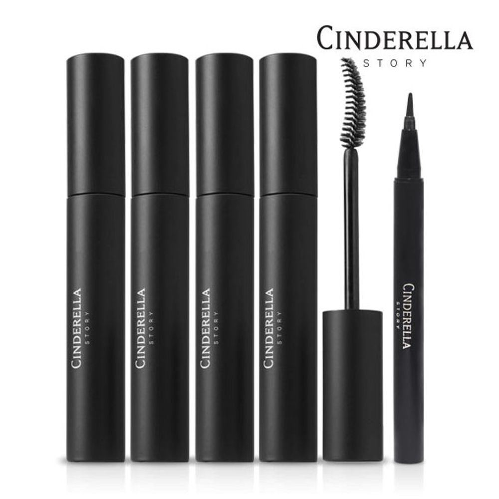 [История Золушки] Тушь для ресниц Season 4 Long Lash Air Volume: 6млx4Подводка для глаз: 0,6 мл gray MayBeauty