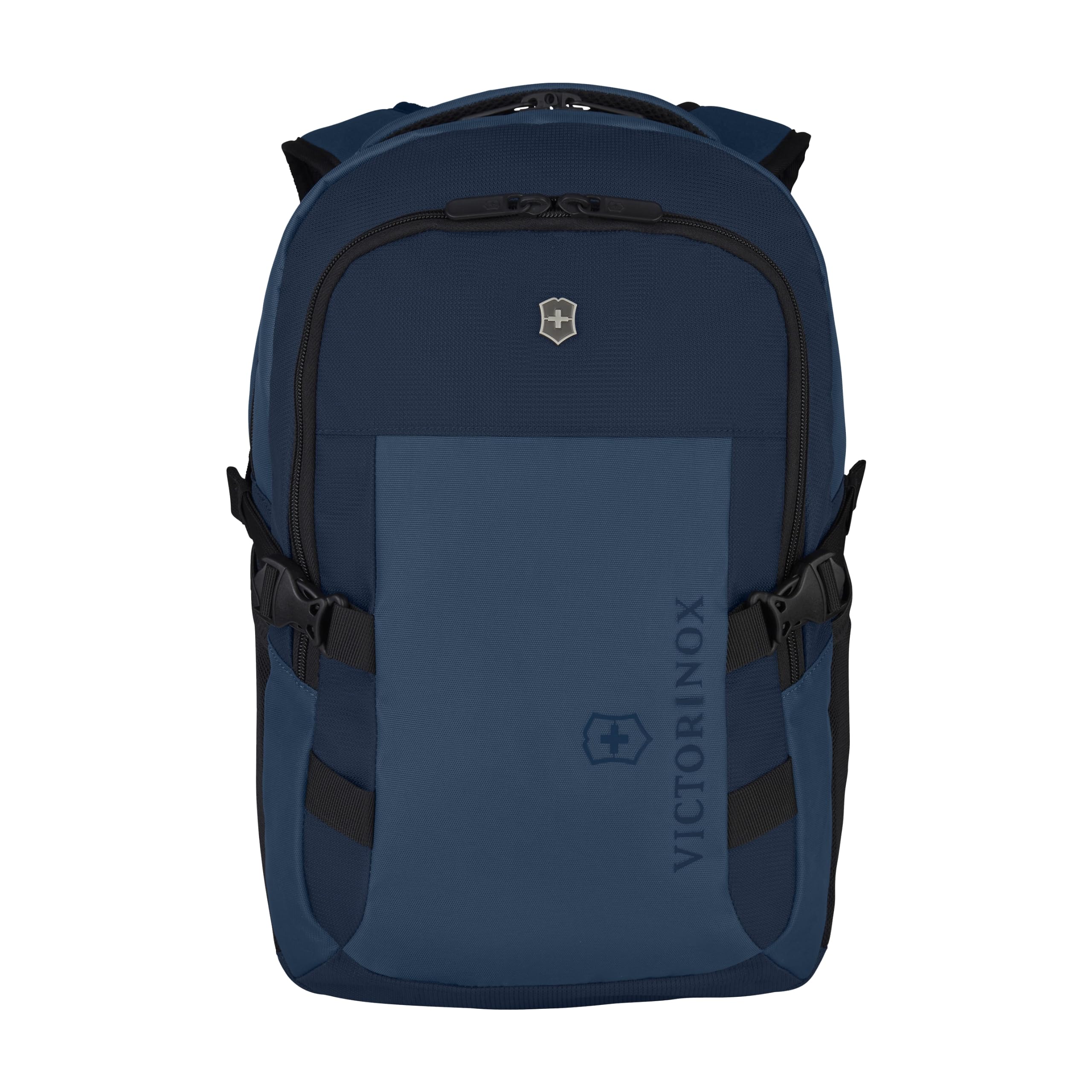 Рюкзак Victorinox Vx Sport EVO Compact с отделением для ноутбука, держателем для бутылки и для тележки, синий, многофункциональный, 20 л, отделение для 16-дюймового ноутбука, держатель, чехол, [Код товара синий