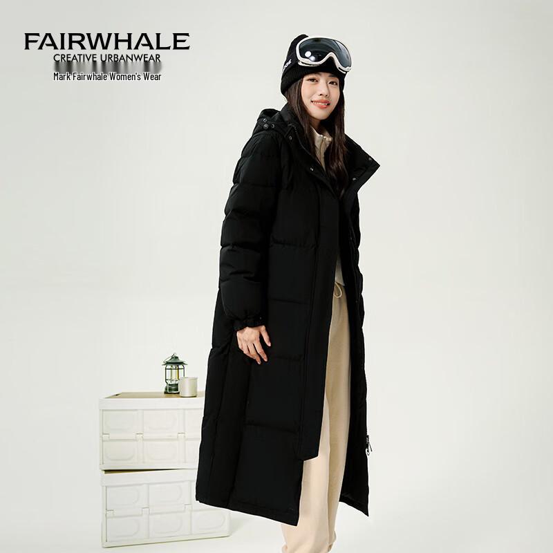 Женский длинный зимний пуховик Mark Fairwhale до колена S чёрный JDST online