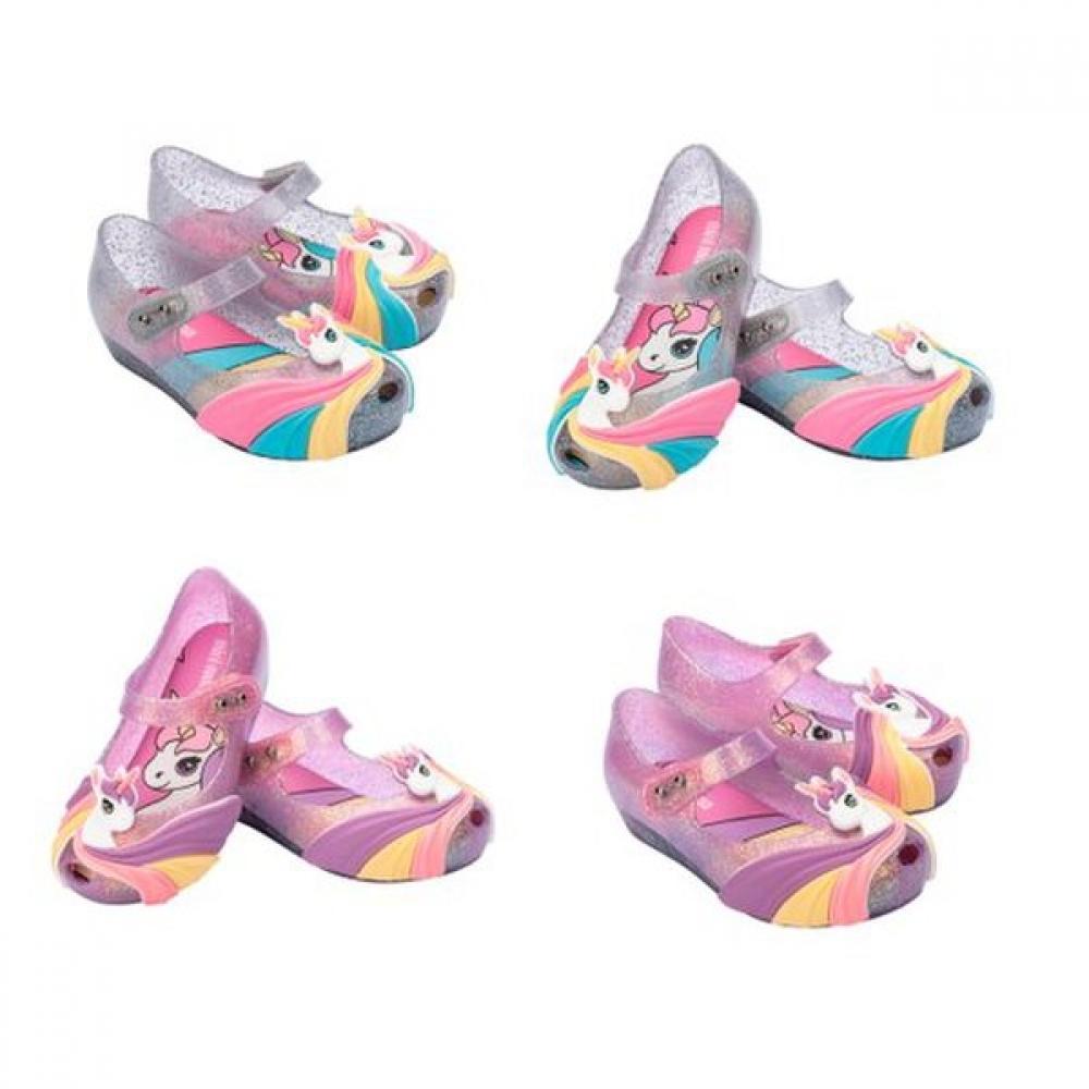 Mini Melissa Ultragirl Unicorn Baby Pink Glitter Clear Glitter Mskcg2tsuu11 pink glitter/140 pink SSG Baby&Kids