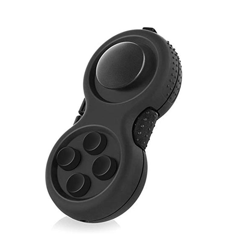 Черная панель Fidget Игрушки Игра Классический Контроллер с 8 Функциями Сенсорные Игрушки Снимает Стресс Тревогу Игрушка для Декомпрессии Juguetes black Phone Case CSWO02