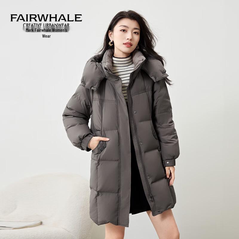 Женский пуховик средней длины Mark Fairwhale M gray JDST online