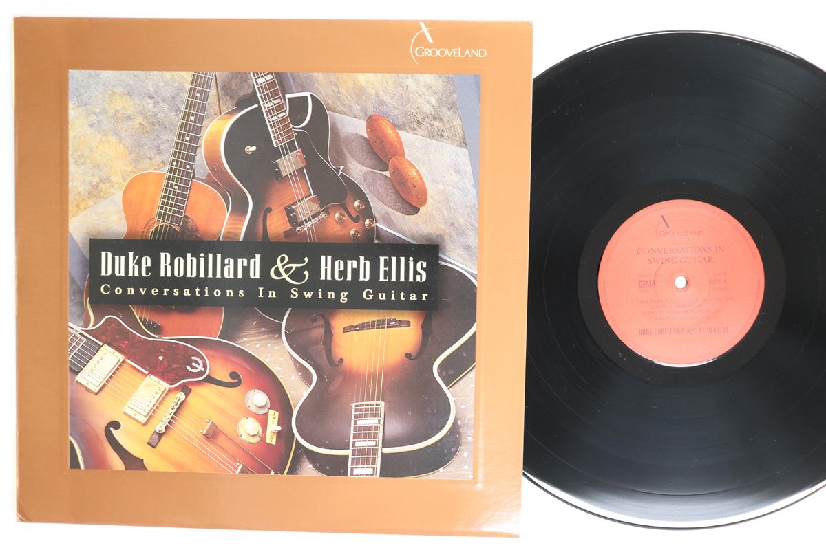 Виниловая пластинка DUKE ROBILLARD HERB ELLIS  Conversations In Swing Guitar 180г GLS107 GROOVELAND 1999 Германия Джаз Б/у gray RecordCityJP