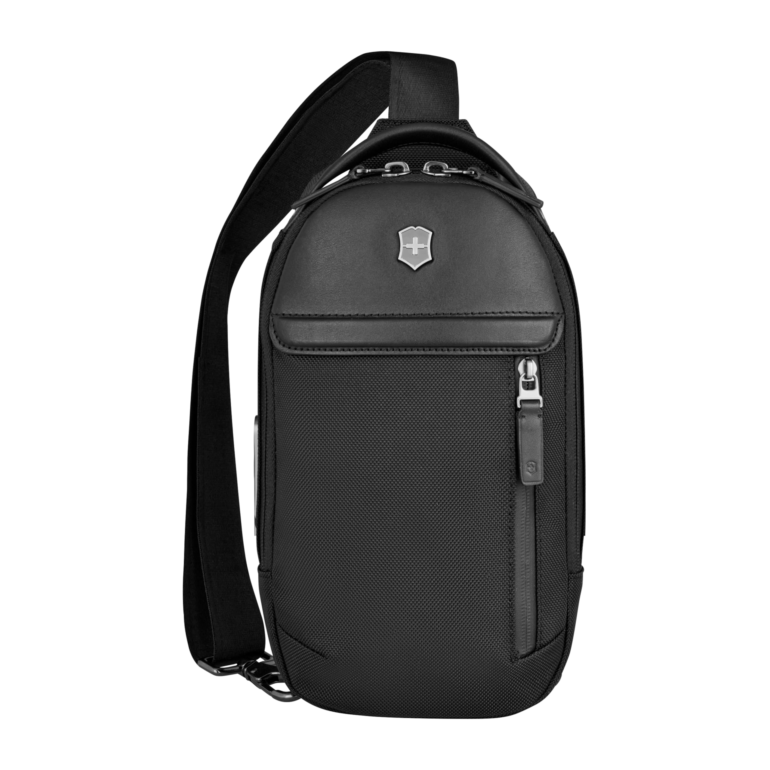 Сумка-слинг Victorinox Architecture Urban2 с карманом для наушников, ремешком и отделением, ручкой-мультитулом, 4 л, [Код товара чёрный