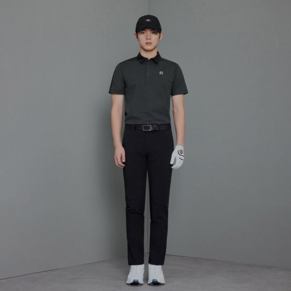 Footjoy Color Block Sleeve Polo Shirt Sand 36938 M gray