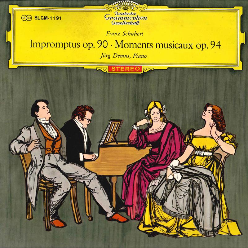 LP Пластинка ЙОРГ ДЕМУС (ПИАНИНО) - Франц Шуберт : Экспромты Оп.. 90  SLMG1191 DEUTSCHE GRAMMO Япония Классика Б/У black RecordCityJP