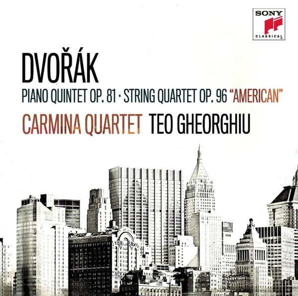 CD ANTONÍN DVOŘÁK - CARMINA QUARTET -  - Piano Quintet Op. 81 - String Quart 88725479482 Sony Classical 2012 Japan Classical Used black RecordCityJP