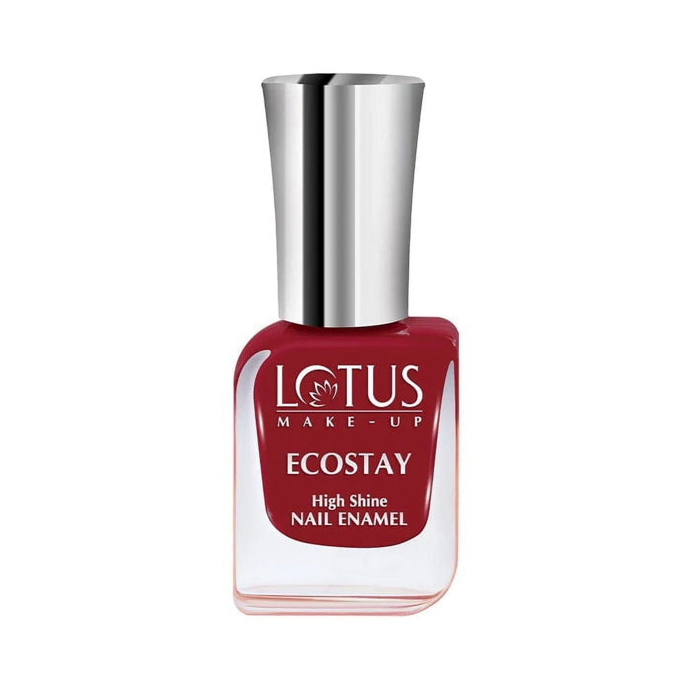 Лак для ногтей Lotus Herbals Ecostay, цвет Maroon Love gray