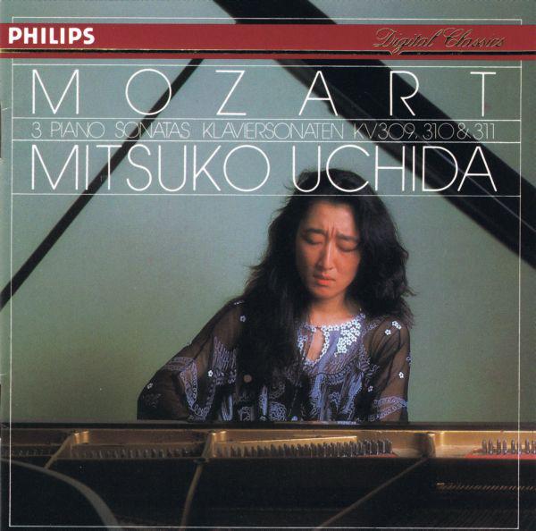 CD MITSUKO UCHIDA - Piano Sonatas K.309-311 4127412 Philips Germany Classical Used black RecordCityJP
