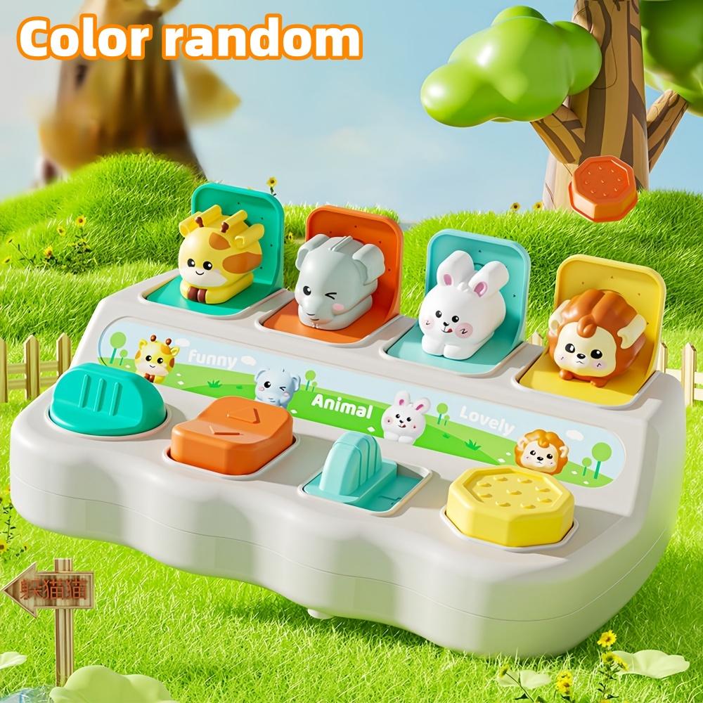 игрушки для малышей, игрушка для младенца, коробка с машинкой Q pet, коробка с игрушкой-пазлом для раннего развития и тренировки когнитивных навыков, развивающая мелкую моторику пальцев ребенка Cartoon/cartoon blue Phone Case CSWO02