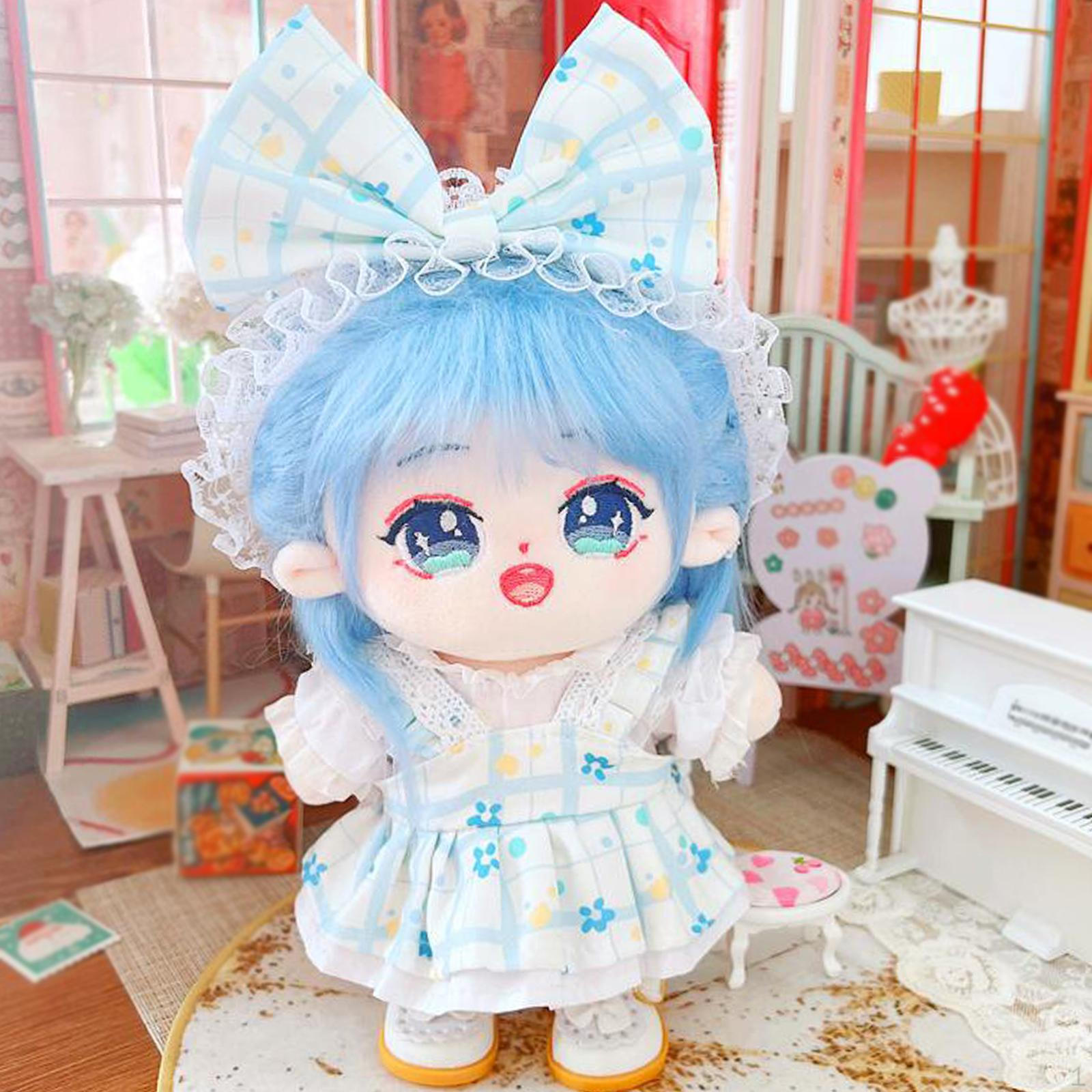 Куклы BJD, Миниатюрная Сумка, Фигурка Куклы Игрушка-Фигурка, Девочка Мини 1/12 для Украшения Комнаты синий Solexa