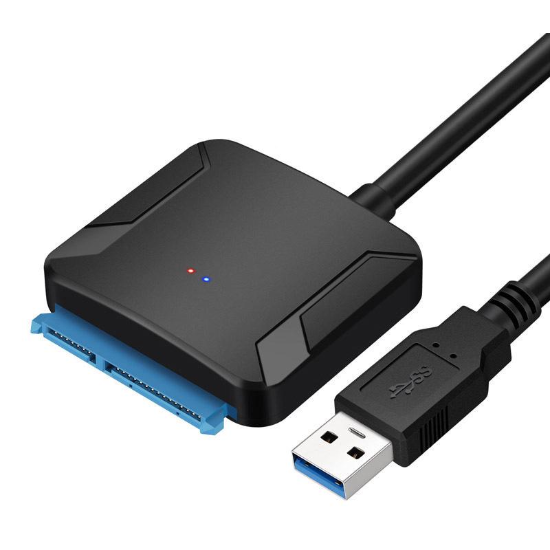 Кабель-адаптер для жесткого диска USB 3,0–2,5 дюйма, 3,5 дюйма SATA III HDD SSD чёрный RUI RUI YU 4