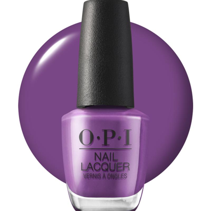 Лак для ногтей LA11 - Фиолетовый Визионер 15мл black OPI