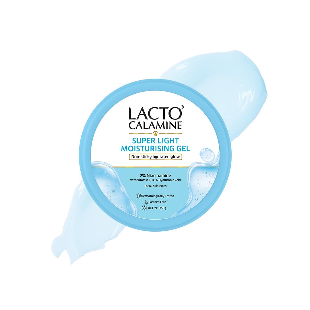 Lacto Calamine Суперлегкий увлажняющий крем для лица 150 г Увлажняющий нелипкий ежедневный крем для жирной кожи для сияния white