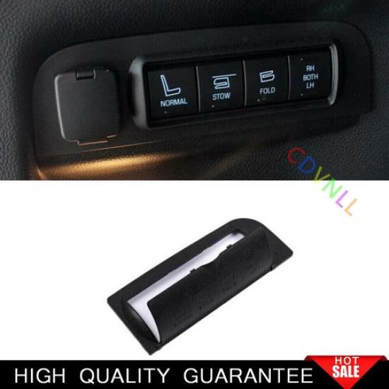 For Ford Explorer 2011- Matte Black Car Seat Button Handle Panel Cover Trim black Lumier faga