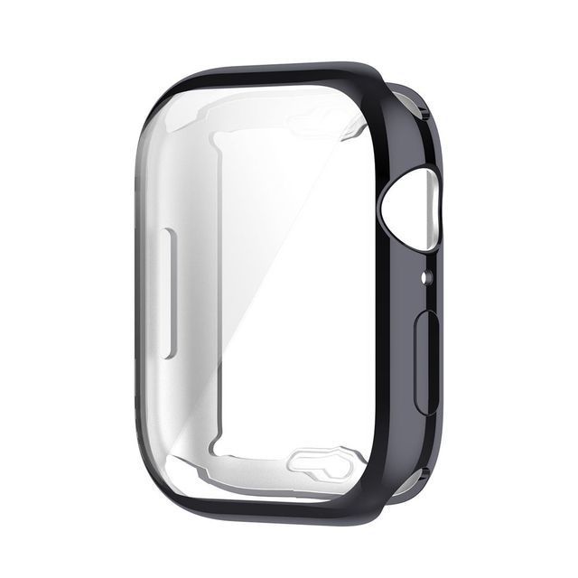Чехол для Apple Watch Ultra/8/7/6/SE/5/4/3/2 42 мм 38 мм, мягкий чехол из ТПУ для защиты экрана для IWatch 4 44 мм 40 мм 49 мм iwatch 7-45mm серый Smartwatch Accessories