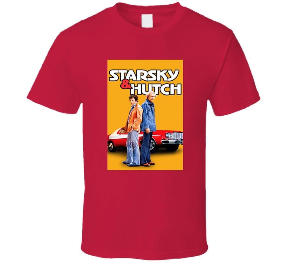 Starsky And Hutch Tv Show Tee Retro Action Television Series T Shirt Unisex T-Shirt M orange E3s8Bu8