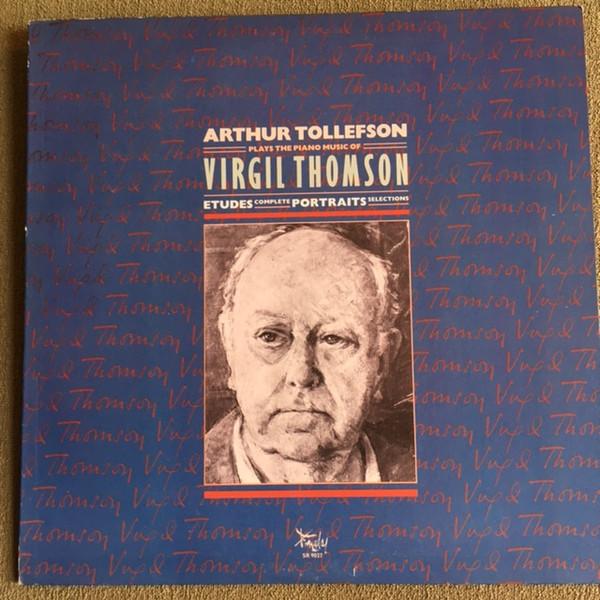 LP Record VIRGIL THOMSON, ARTHUR TOLLEFSON - The Piano Music of Virgil Thomson SR9027 Finnadar Record 1980 US Classical Used brown RecordCityJP