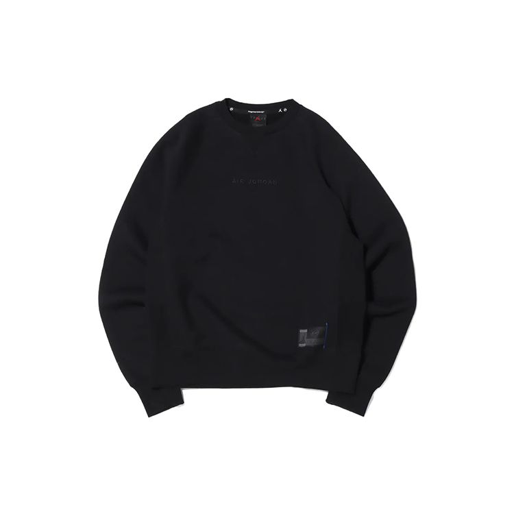 Jordan Совместный повседневный комфортный свитшот с круглым вырезом X Fragment Design, мужские топы, черный DA2990-010 XS black
