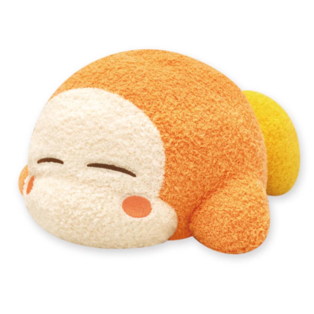 Dream Land Waddle Dee Fluffy More BIG Suyasuya Мягкая игрушка Kirby Official Goods Большой размер 40 см Включает игрушку Diamond Kirby s Прибл. beige SOLT Japan Market