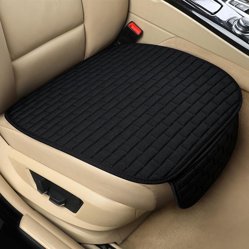 Car Seat Covers Front Seats,2 Pack Seat Covers For Cars Truck SUV,Front Seat Covers With Storage Pocket,Bottom Auto Seat Cushion Pad Mat For Most Black 2 Pcs black 91220702MAC2037461