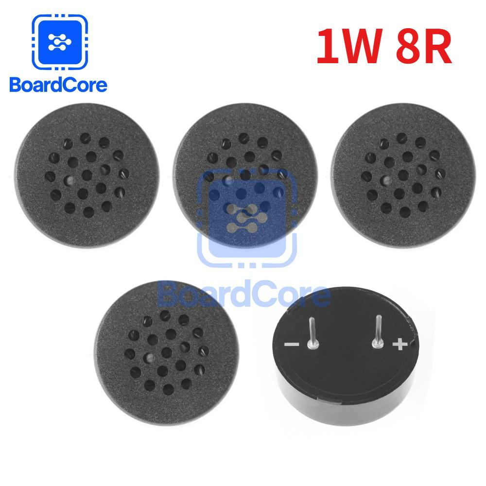 5PCS 1W 8ohm Speaker Diameter 23mm Mini Horn Loudspeaker 1 W 8R for Fingerprint Lock Speaker black Explorer Outdoors