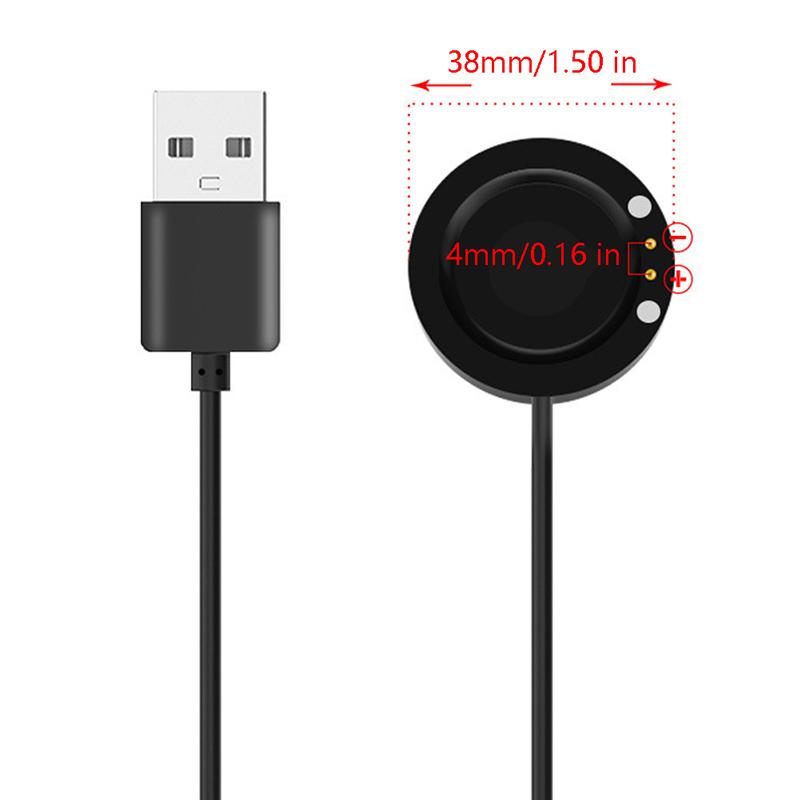Подставка для зарядного устройства Smartwatch, совместимая с T500+ + T55+Pro 4*38mm чёрный Ribbonka