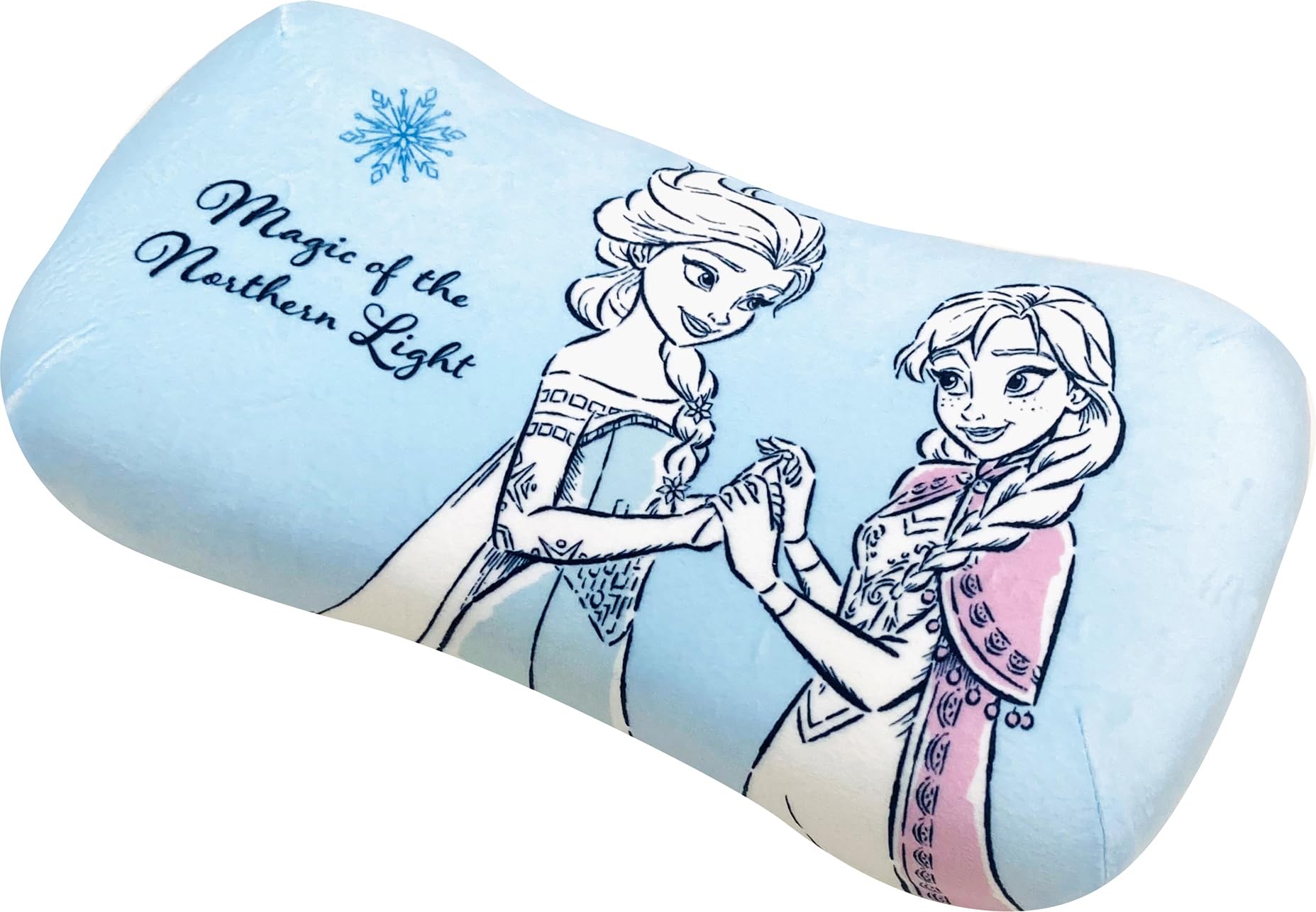 MORIPiLO Morishita подушка с эффектом памяти Disney Frozen 15x31 см, поясничная поддержка, поддержка спины, мягкая игрушка, подушка с изображением персонажей Disney Princess, синяя 4621335 gray GOALMART