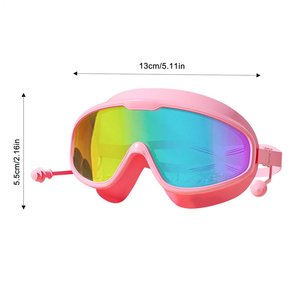 Fog Resistant Swimming Goggles Adjustable Size Swim Goggles With Wide View HD Swimming Goggles No Leaking Full Protection Pool Goggles spain розовый ddffd1