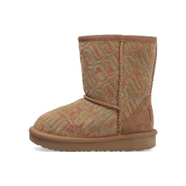 UGG Универсальные удобные низкие детские ботинки Детские ботинки светло-коричневые 1112383T-CHE 22 brown