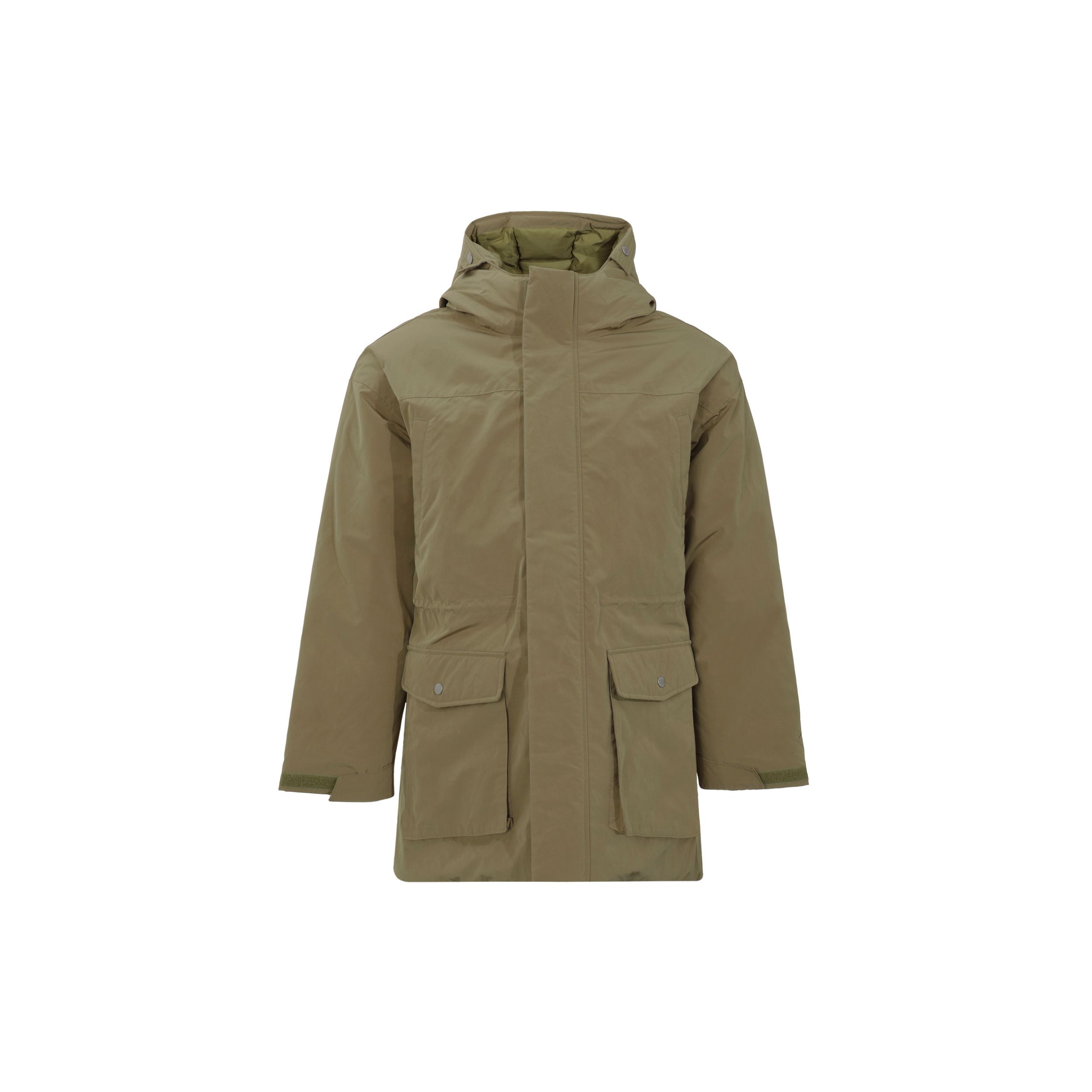 Jordan однотонный повседневный пуховик с капюшоном и большими карманами, женская верхняя одежда, коричневые водоросли FB5086-392 L gray