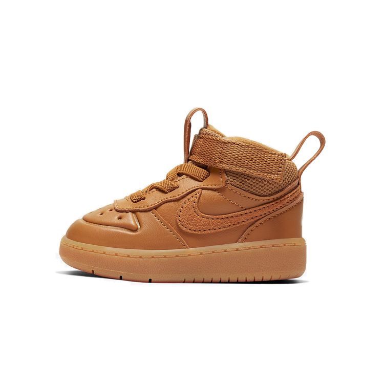 Nike Mid 2 Support Mid-Top Ботинки для скейтбординга Пшеничные Детские Ботинки BQ5445-700 21 brown