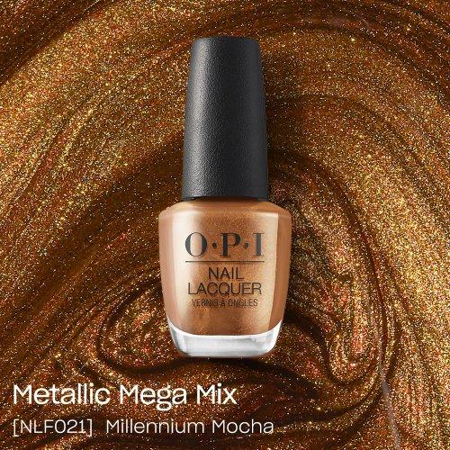 [OPI][Лак для ногтей] F021 - Millennium Mocha 15мл black