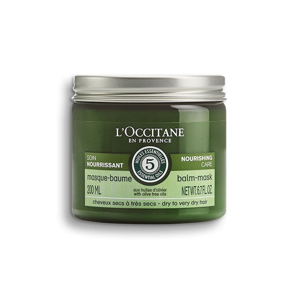 L Occitane Aroma Питательная маска для волос 200 мл gray