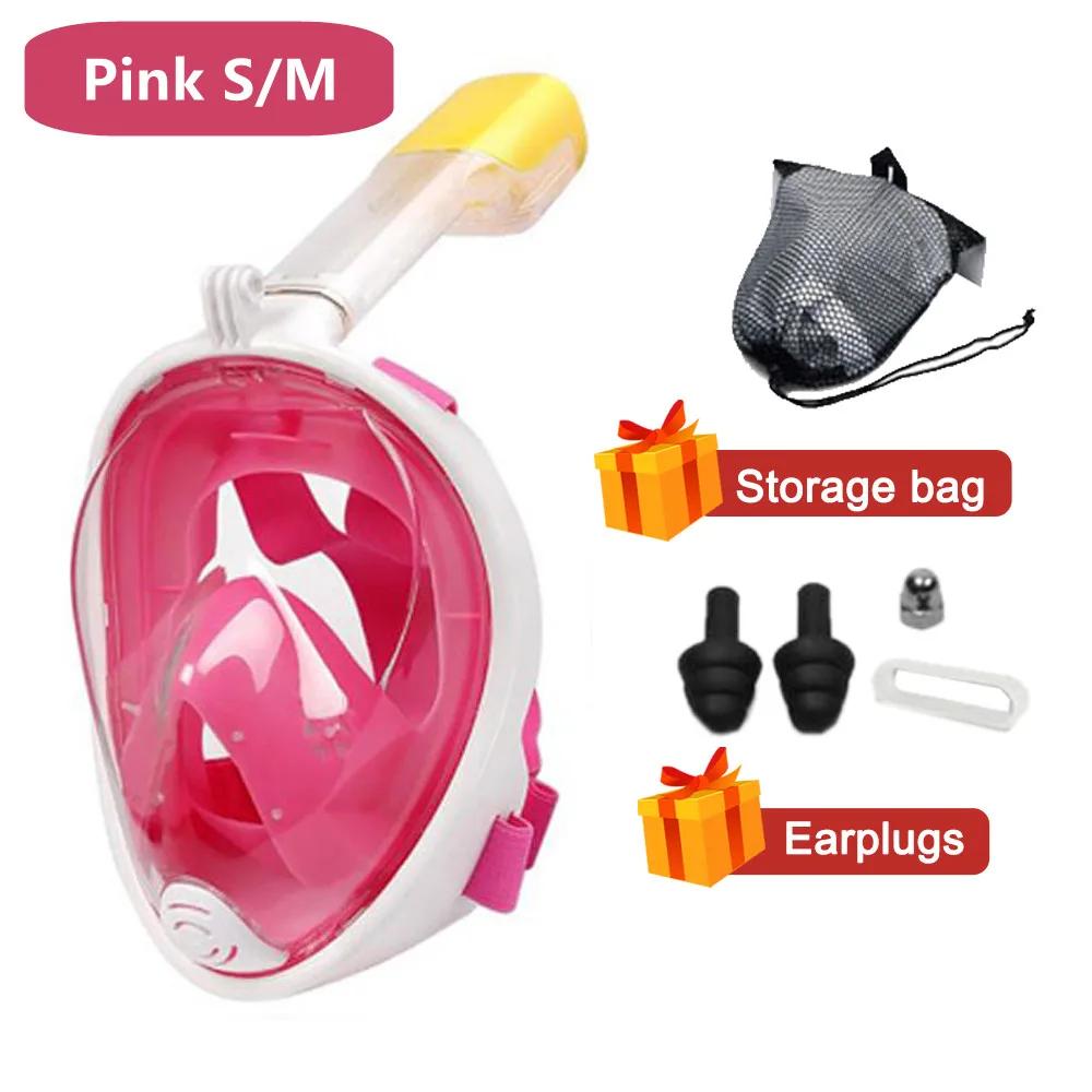 Подводное подводное плавание анфас, детский комплект масок для плавания, респираторные маски для подводного плавания, противотуманные, безопасное дыхание для детей и взрослых gray Outdoor Boutique TOP