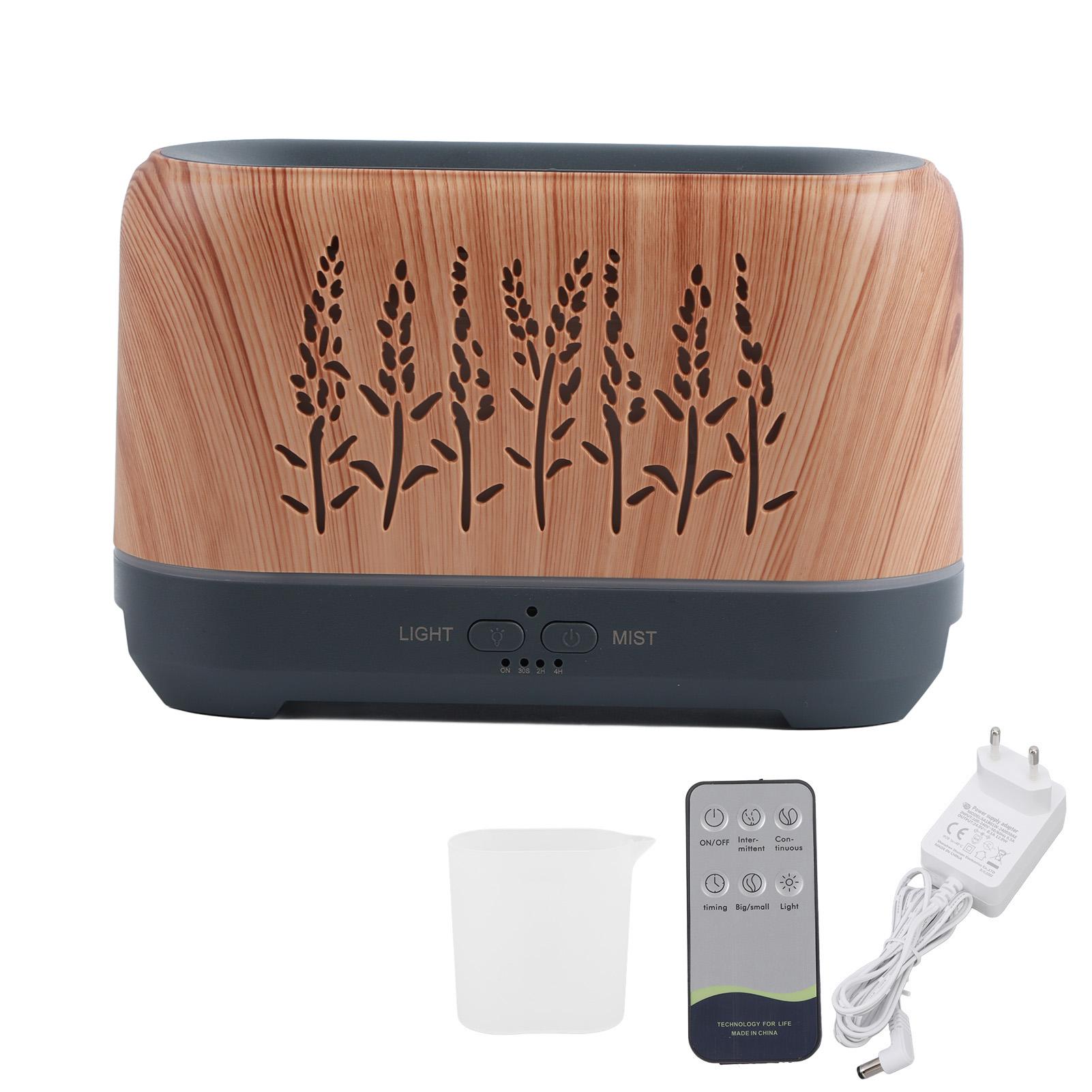 200 мл Flame Diffuser Humidifier Портативный бесшумный аромадиффузор с дистанционным управлением для дома black Vestidos