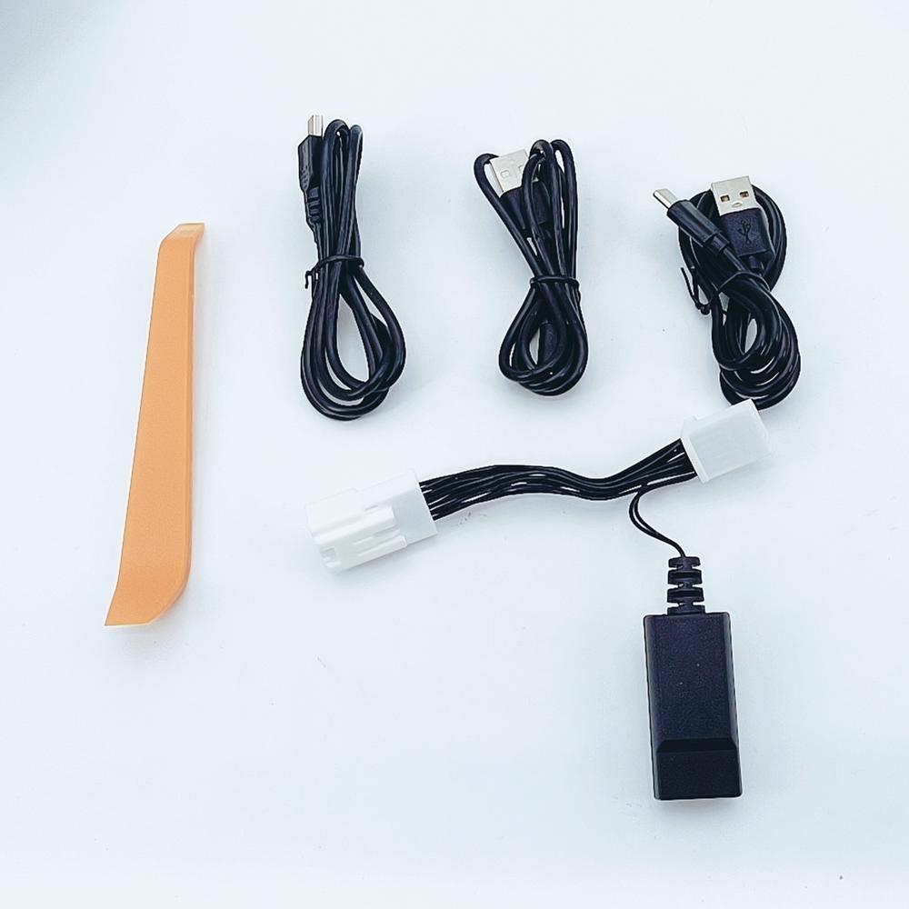 12-контактный адаптер питания для видеорегистратора USB, подходит для Toyota Tacoma Tundra Subaru white Tautoparts