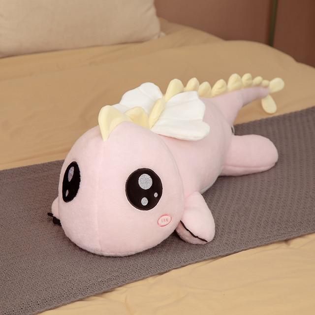 Giant Size Angel Dinosaur Plush Toys Adorable Cartoon Dinosaur with Wings Animal Pillow Stuffed Soft Dolls for Children 90cm розовый DVD3