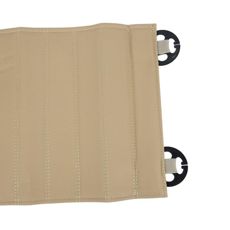 Authentic Universal Car Seat Leather Leg Pad Support Extension Mat Soft Foot Support Leg Leather Cushion Knee Pad Memory бежевый gHHK