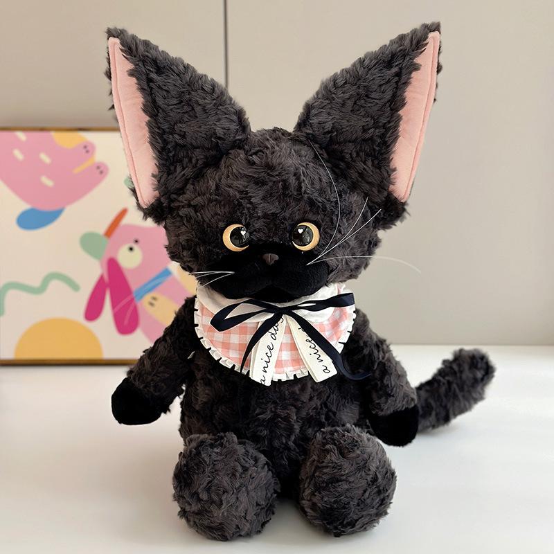 Pao German Curly Cat Doll Cat Doll Girl Sleeping Подушка Кукла Мягкая Игрушка Подарок На День Рождения 45cm black Yiran Jewelry Ring