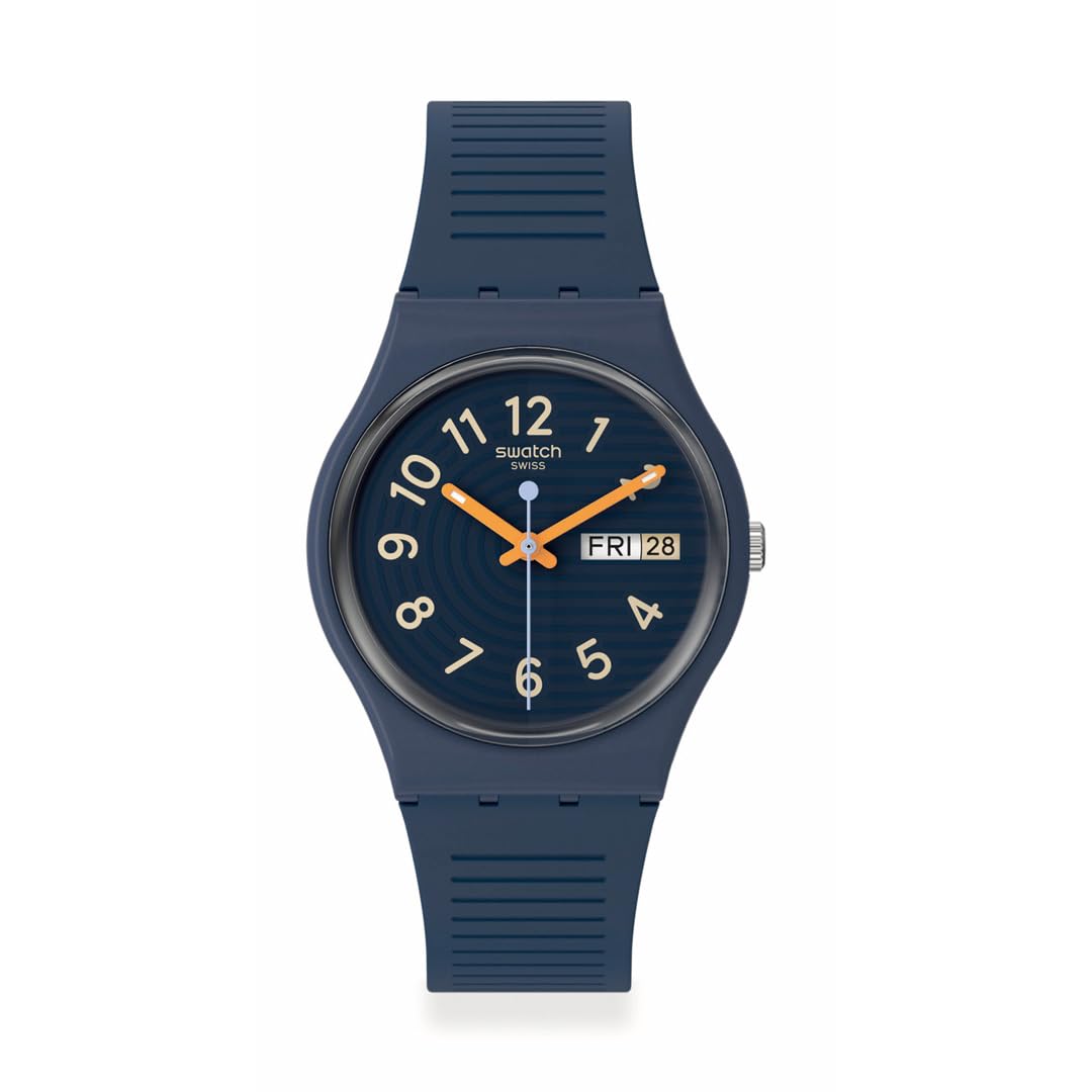 Swatch TRENDY LINES AT NIGHT SO28I700 Синие наручные часы black HAYAO