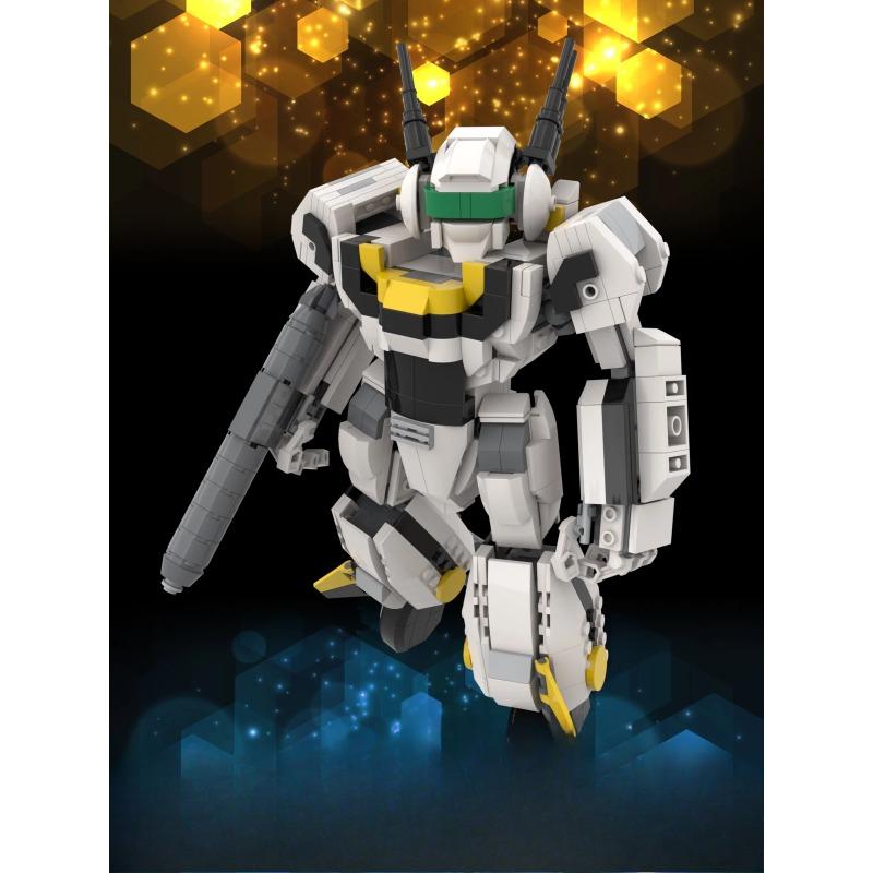 MOC Building Block Small Part Mecha Model Robot Assembly Building Toy Boy Gift gray DSD1