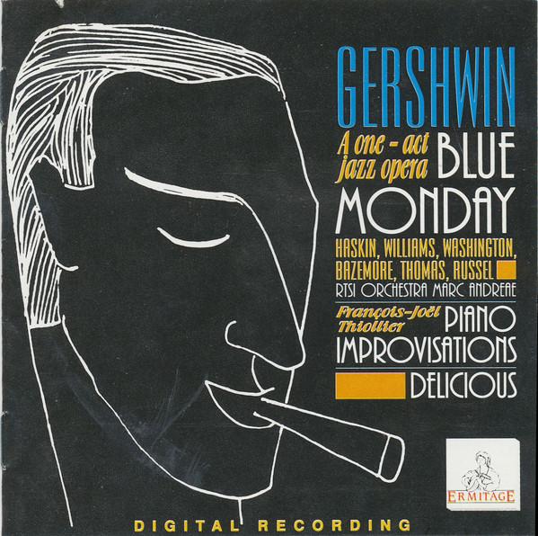 CD GEORGE GERSHWIN - Blue Monday / Piano Improvisations  ERM167S2 Ermitage 1996 Europe Jazz Used gray RecordCityJP